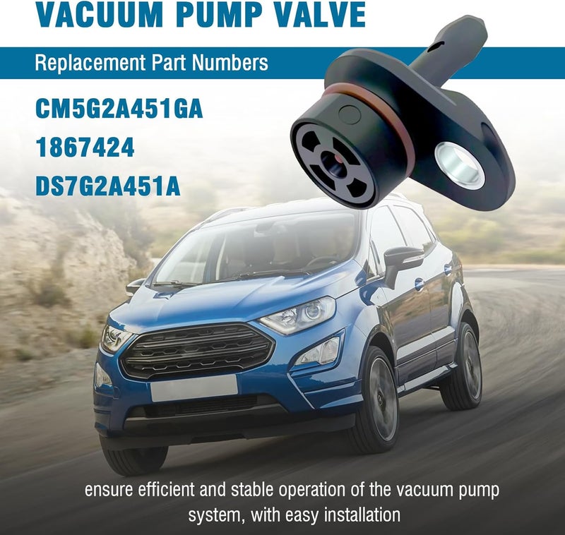 repustor Vacuum Pump Valve Compatible with Ford 1.0L & 1.5L Ecoboost Replace CM5G2A451GA 1867424 DS7G2A451A - Image 2